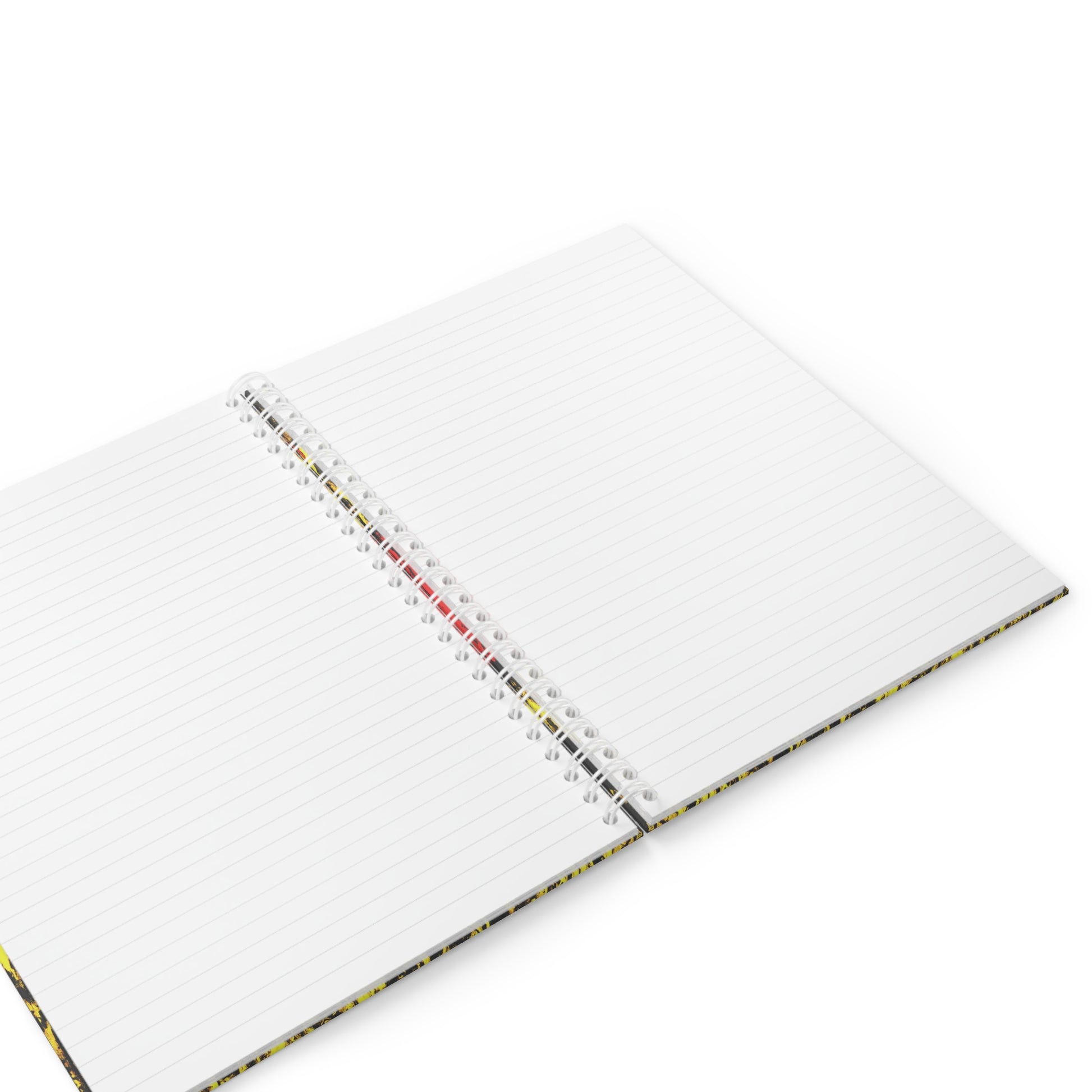 Carnet pour les passionnés de dessin – Une toile rouge noir et jaune pour vos esquisses et croquis, inspirée par l’art abstrait.