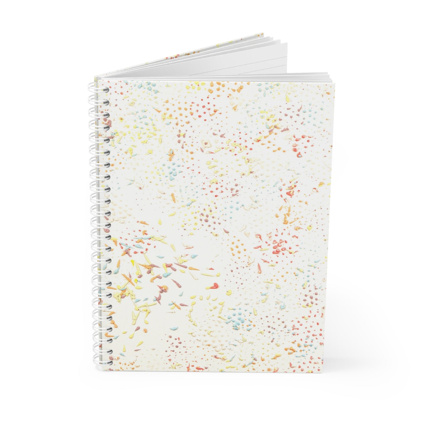 Carnet pour les passionnés de dessin – Une toile tons pastels et blanc pour vos esquisses et croquis, inspirée par l’art abstrait.