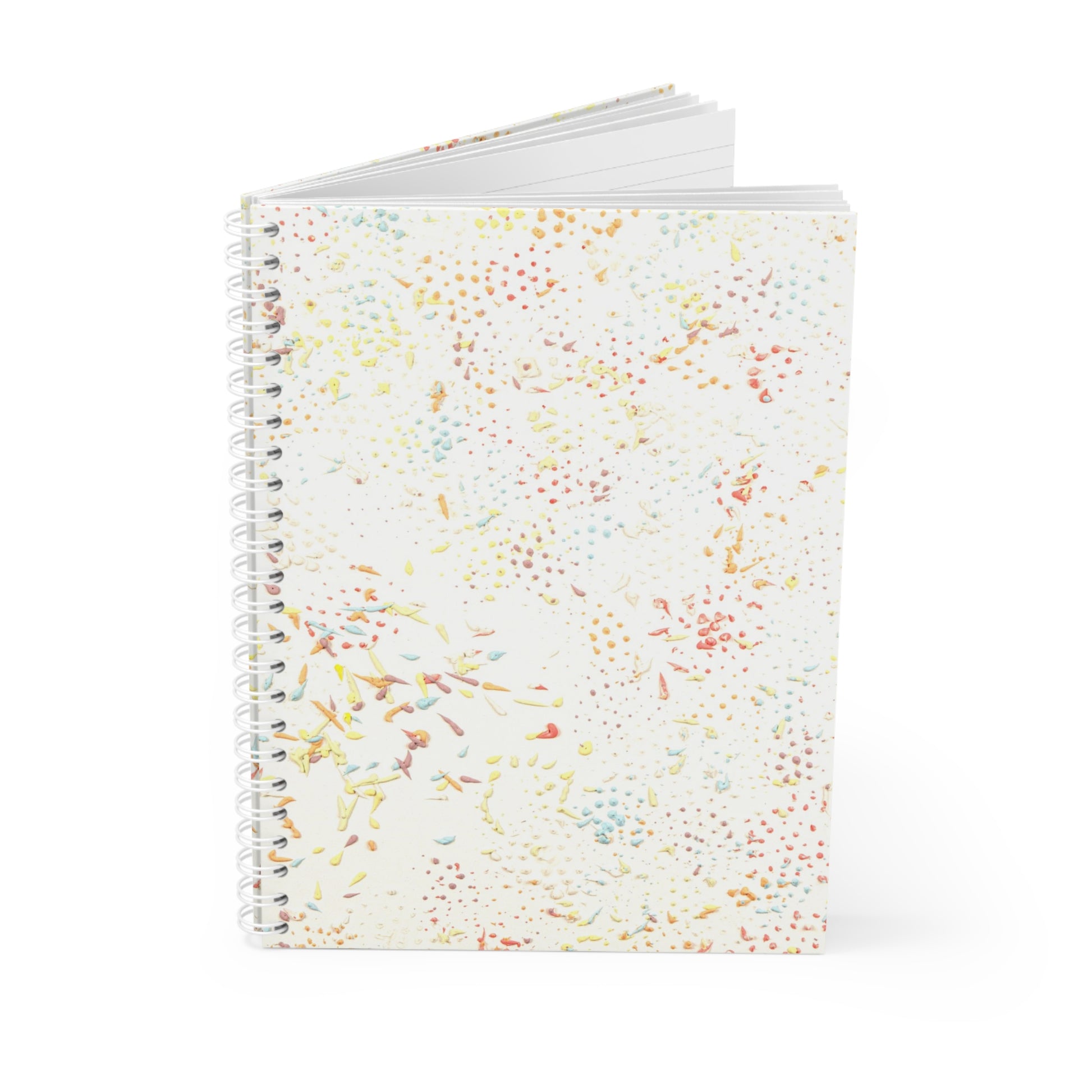 Carnet pour les passionnés de dessin – Une toile tons pastels et blanc pour vos esquisses et croquis, inspirée par l’art abstrait.