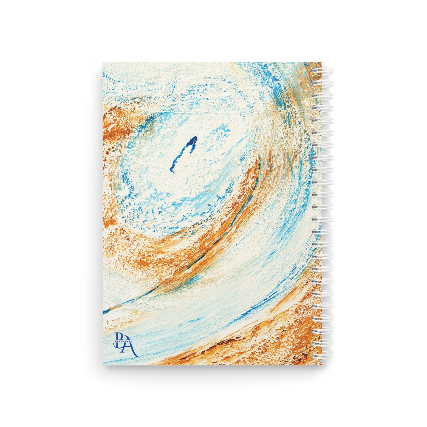 Carnet pour les passionnés de dessin – Une toile sue le thème plage sable fin pour vos esquisses et croquis, inspirée par l’art abstrait.
