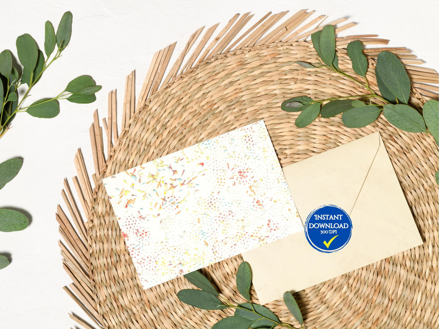 Carte de vœux de naissance numérique avec design Breathart pour célébrer un nouveau-né.
