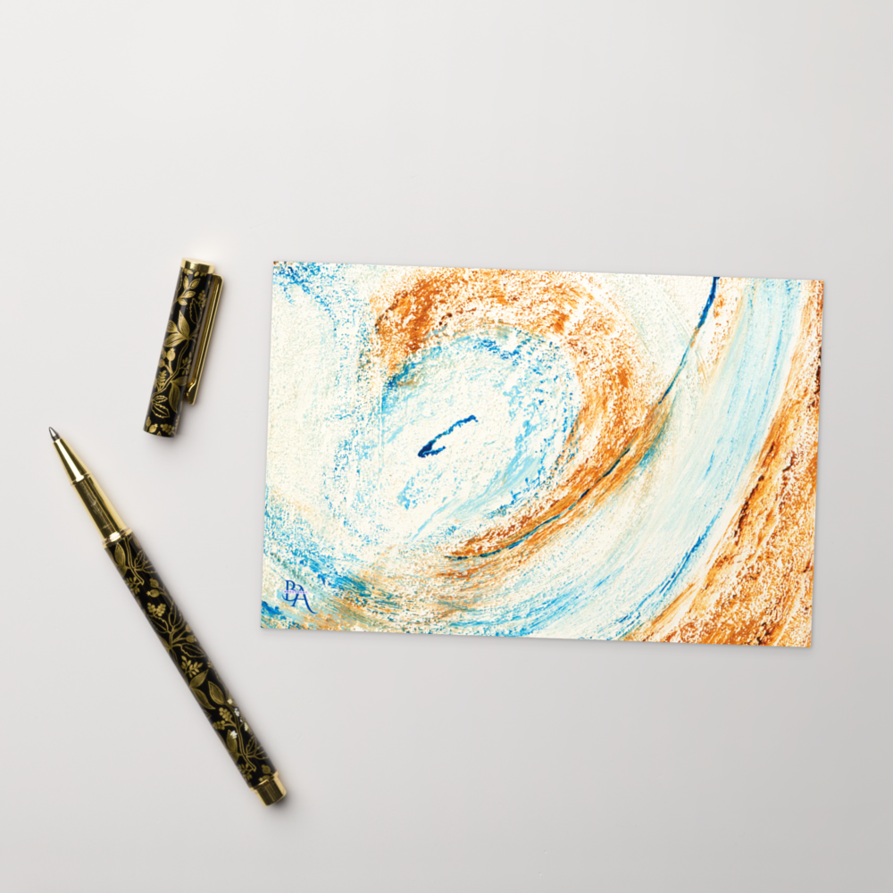Remerciements : Montrez votre gratitude avec cette carte d’art abstrait pour dire merci. #Remerciements #CarteDeCorrespondance

