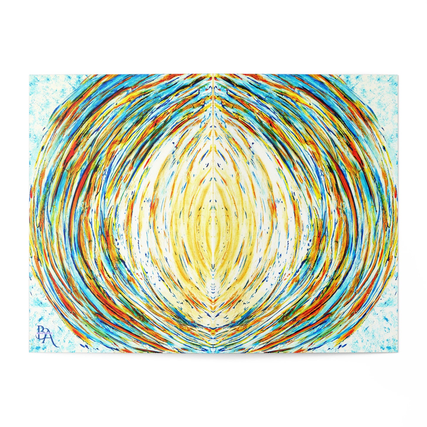Lot de cartes de Noël Breathart en orange et bleu marine.
