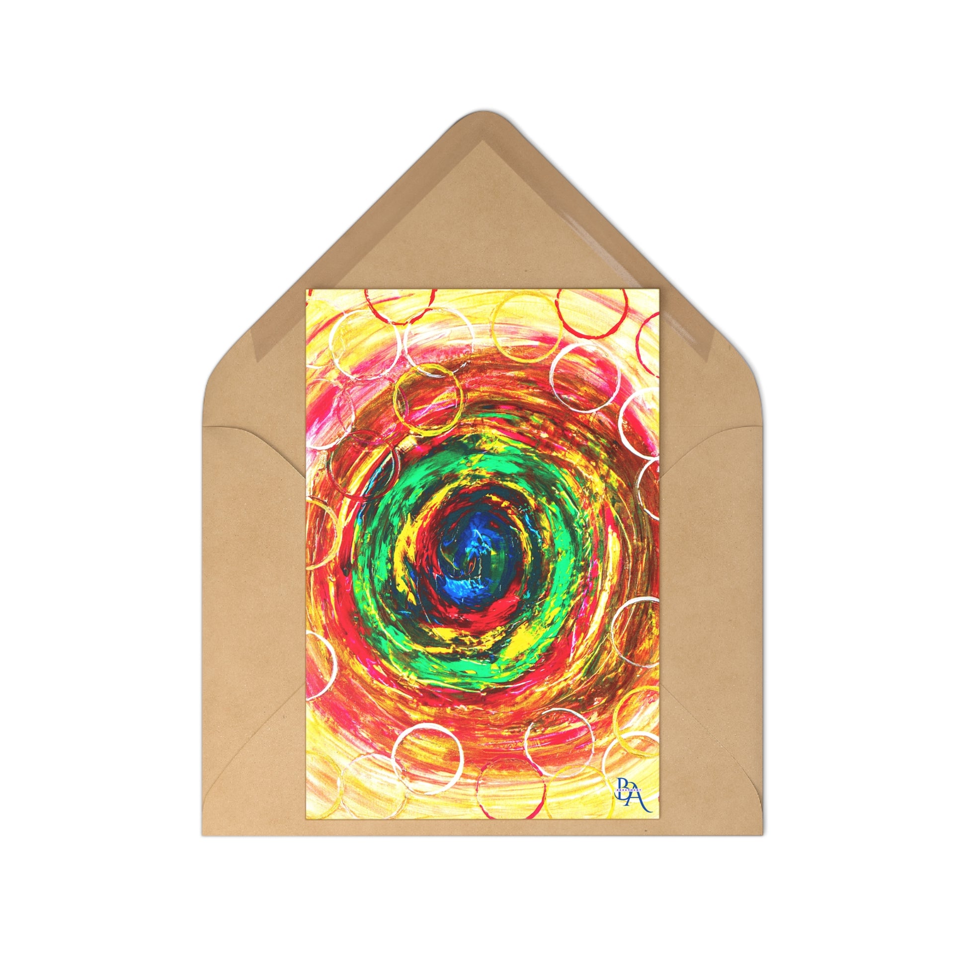 Lot de cartes de vœux abstraites pour accompagner vos cadeaux de fin d’année.
