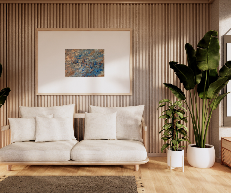 Toile "Terre Mer 3"