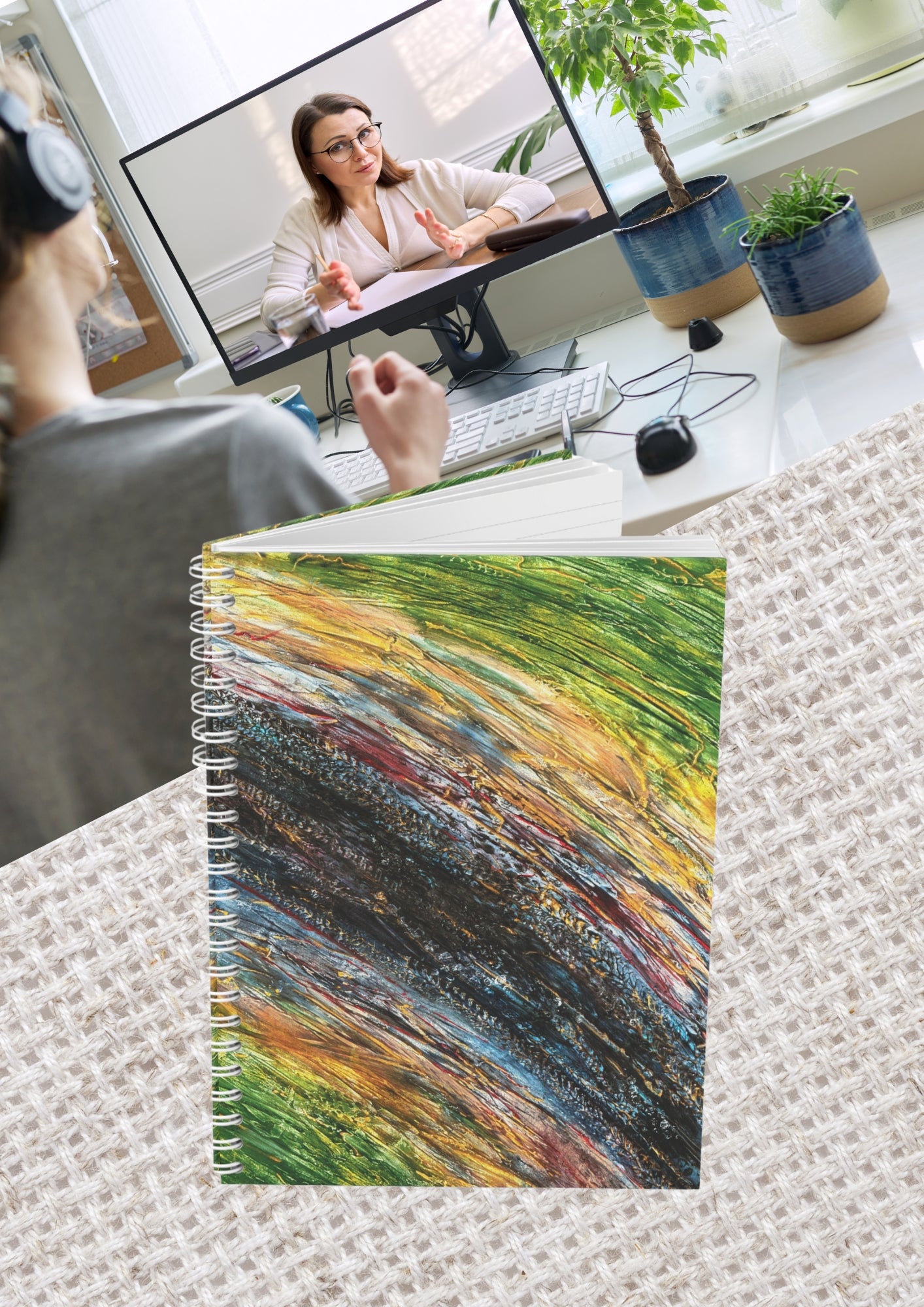 Carnet abstrait pour les hommes et les femmes virée voyages – Un cadeau polyvalent qui plaira à tous métiers