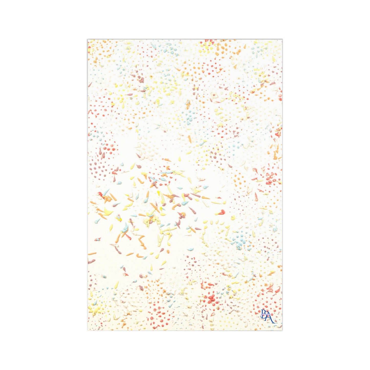 Lot de cartes de naissance avec peinture abstraite Breathart pour toutes les occasions.
