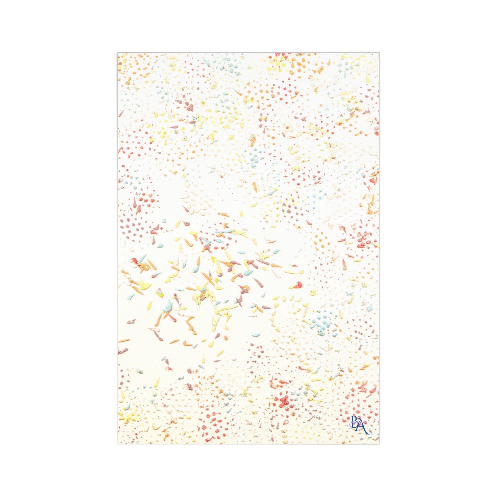 Lot de cartes de naissance avec peinture abstraite Breathart pour toutes les occasions.
