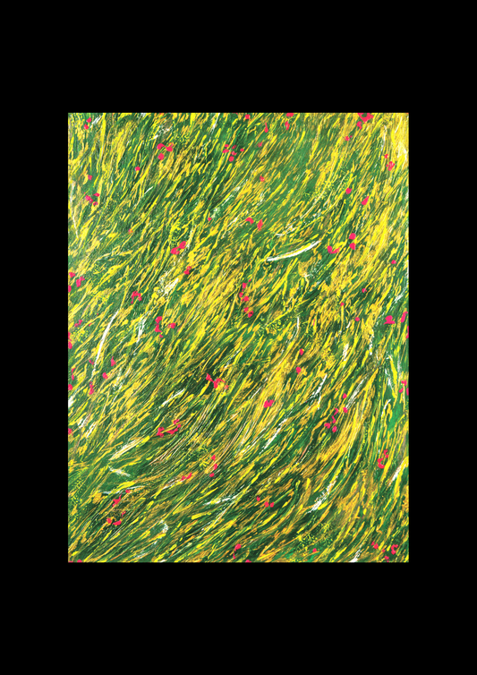 toile florale peinture abstraite pour décoration intérieur