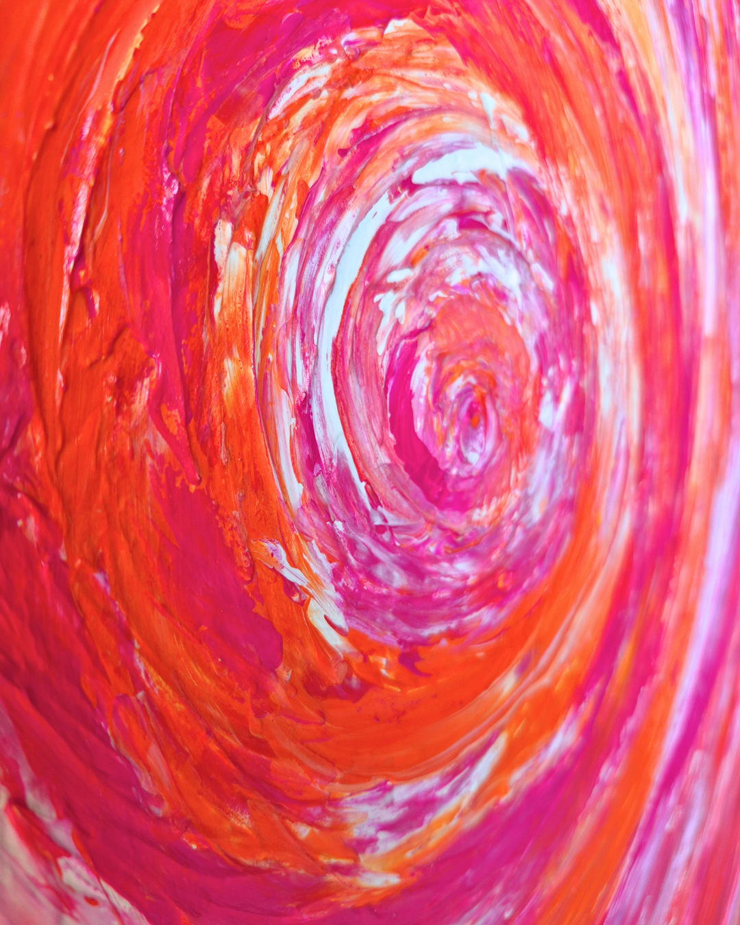 Peinture reflétant l’âme de l’artiste à travers des formes abstraites uniques